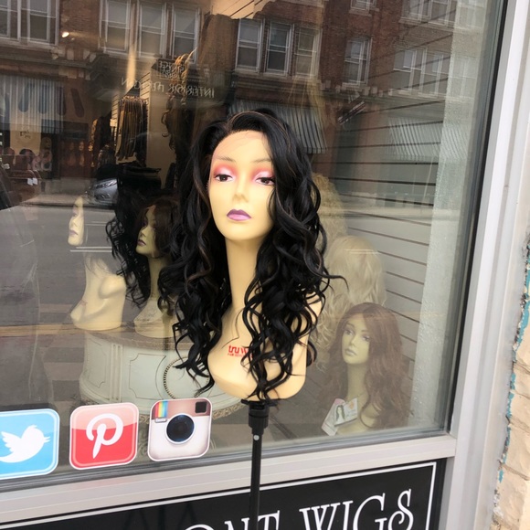 Fulllace full lace wig highlights black 1B/30 Wig